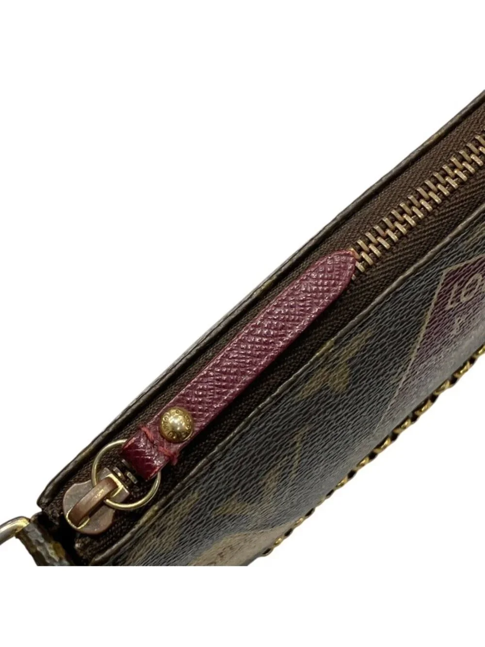 Louis Vuitton Mini Pochette Soir Monogram Canvas Pouch
